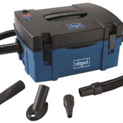 Aspirateur eau et poussière Scheppach HD2P - Aspirateur de chantier en coffret - 1250W - 5L - 5906301901