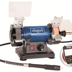 Touret à meuler Scheppach HG34 Touret à meuler double 3" - 120W - 230 x 145 x 130mm