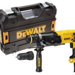 Marteau perforateur + piqueur DeWalt D25134K Perforateur-burineur SDS-plus + mandrin interchangeable automatique dans TSTAK - 800W - 2,8J - D25134K-QS