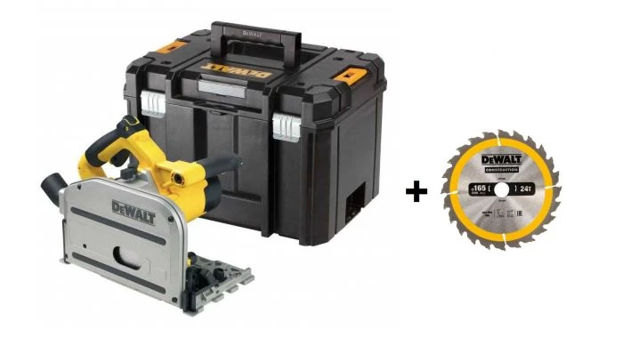 Scie plongeante DeWalt DWS520KT Scie plongeante dans coffret TSTAK – 1300 W – 165 mm avec lame de rechange 3 Scie plongeante DeWalt DWS520KT Scie plongeante dans coffret TSTAK – 1300 W – 165 mm avec lame de rechange